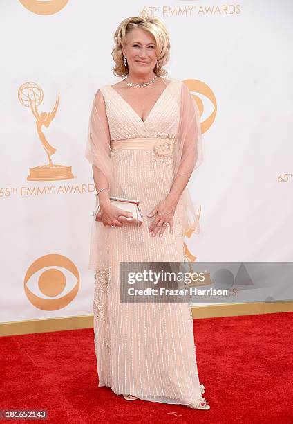 Actress Jayne Atkinson arrives at the 65th Annual Primetime Emmy Awards held at Nokia Theatre L.A. Live on September 22, 2013 in Los Angeles,...