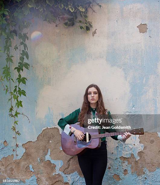 Singer and musician Birdy is photographed for the Independent on August 18, 2013 in London, England.