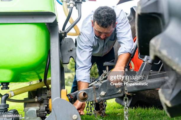 Tractor Engineer 677 Mechanic Working On Tractor Stock Photos, High-Res Pictures, and ...
