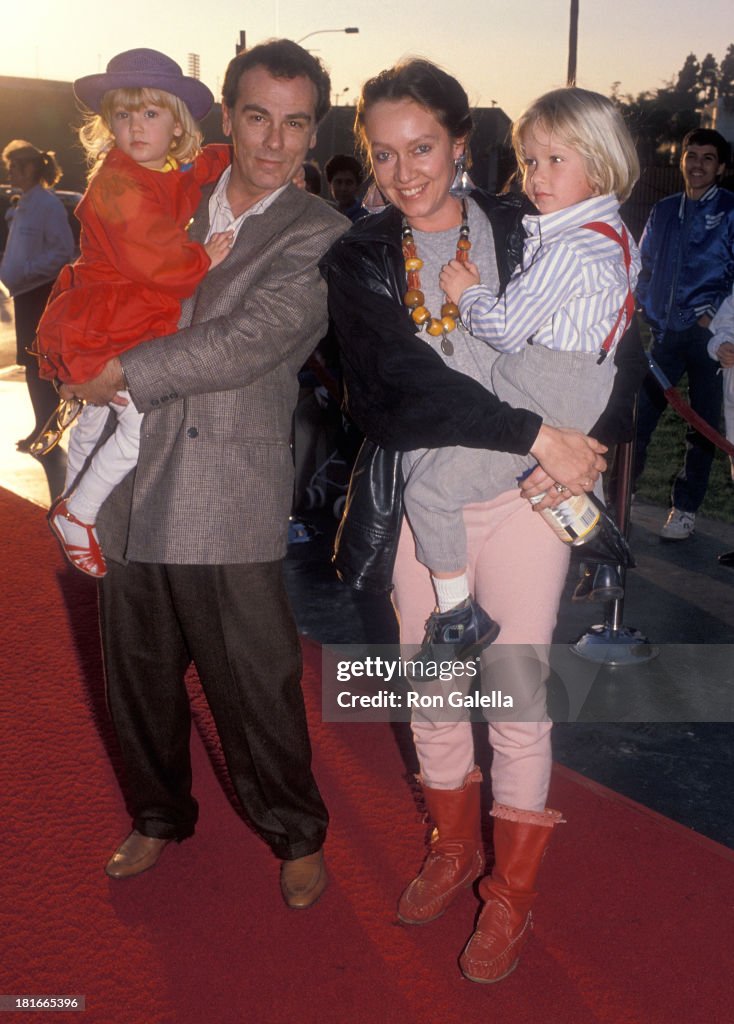 Actor Dean Stockwell, wife Joy, daughter Sophia and son Austin attend