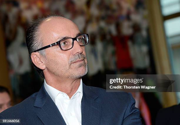 Former national player Juergen Kohler looks on during the 20th Annisversary celebrations of DFB Travel Agency at the German Football Association...