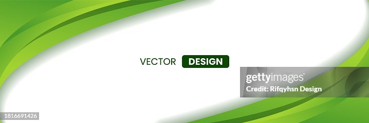 Modern green gradient wave layer geometric abstract background on whiter design Modern green gradient wave layer geometric abstract background on whiter design