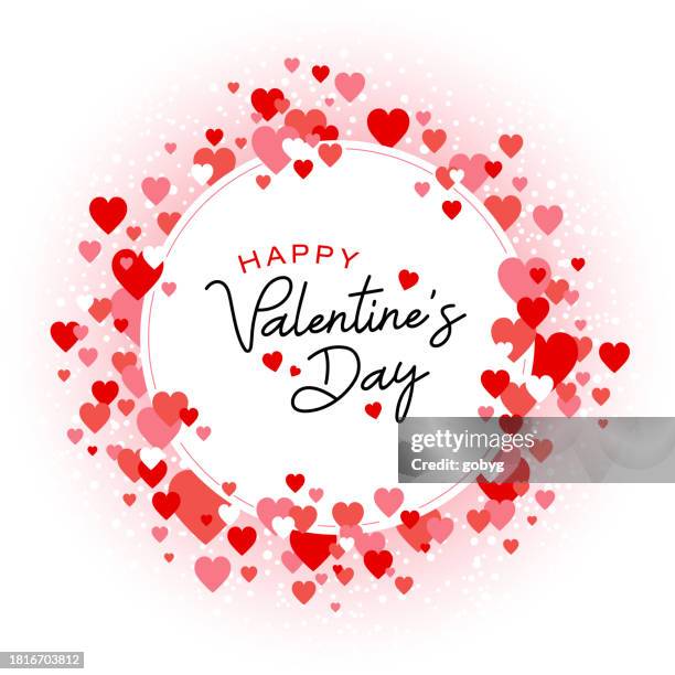 happy valentine's day card - saint valentin stock illustrations