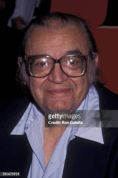 Mario Puzo attends the book party for Mario Puzo "The Last Don" on July 23, 1996 at Barnes and Noble in New York City.