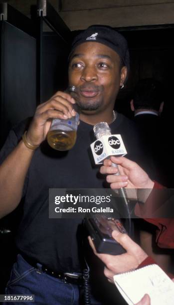 Chuck D of Public Enemy attends Third Annual Internt Life Magazine Online Music Awards on July 24, 2000 at Studio 54 in New York City.