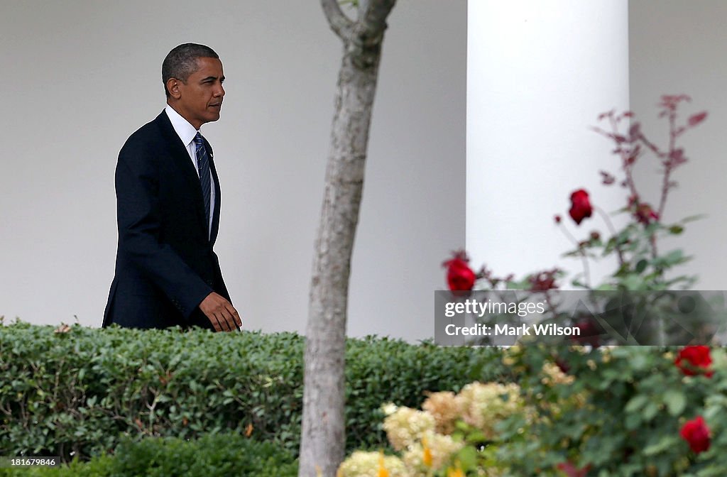 President And Mrs. Obama Depart White House For UNGA In New York