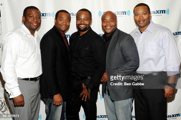 The Wardlaw Brothers visit SiriusXM Studios on September 23, 2013 in New York City.