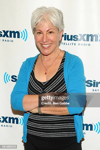 Chef Mollie Katzen poses at SiriusXM Studios on September 23, 2013 in New York City.