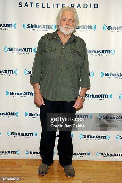 Actor and author Gunnar Hansen poses at SiriusXM Studios on September 23, 2013 in New York City.