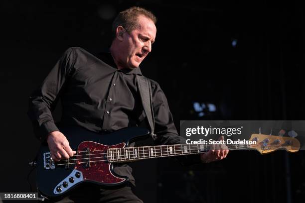 Singer Andy McCluskey of Orchestral Manoeuvres in the Dark performs onstage during The Darker Waves Festival on November 18, 2023 in Huntington...
