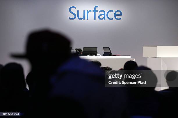 The new line-up of second generation Surface tablets is launched on September 23, 2013 in New York City.The new Surface family includes two products,...