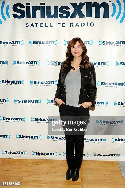 Actress Jeanne Tripplehorn visits SiriusXM Studios on September 23, 2013 in New York City.