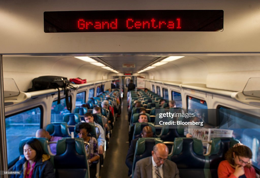General Views Of Metro North Railroad And Grand Central Terminal