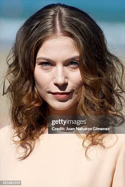 Nora von Waldstatten attends 'Oktober/November' photocall during 61st San Sebastian Film Festival on September 23, 2013 in San Sebastian, Spain.