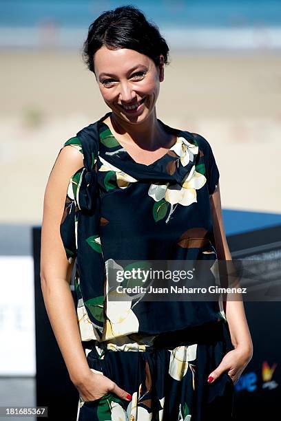 Ursula Strauss attends 'Oktober/November' photocall during 61st San Sebastian Film Festival on September 23, 2013 in San Sebastian, Spain.