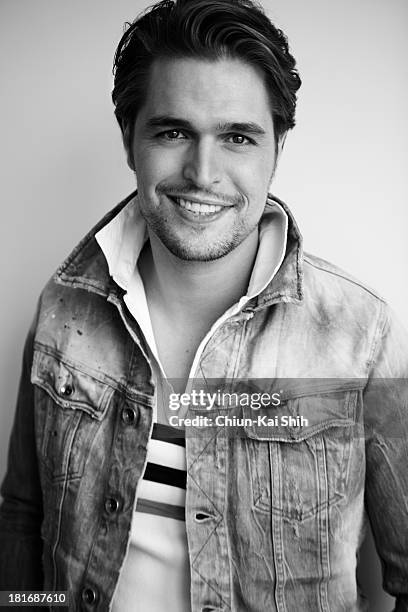 Actor Diogo Morgado is photographed for August Man on March 28, 2013 in New York City.