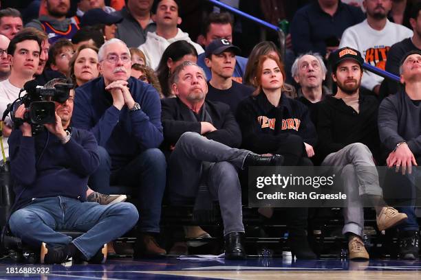 James Dolan New York Knicks Owner during the game against the Phoenix Suns at Madison Square Garden on November 26, 2023 in New York City. NOTE TO...