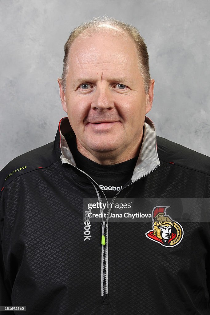 Mike Foley of the Ottawa Senators poses for his official headshot for ...