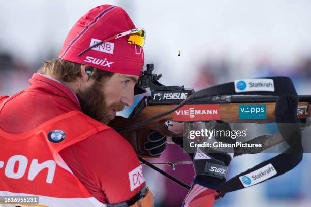 biathlon world cup at the canmore nordic centre in alberta, canada - biathlon world cup mens relay stock pictures, royalty-free photos & images