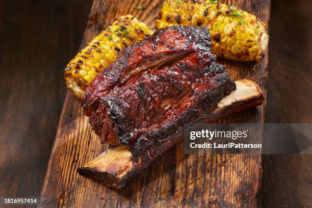 bbq beef ribs - rib cage stock pictures, royalty-free photos & images