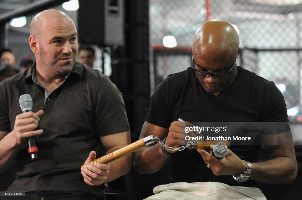 UFC Q&A With Dana White, Chris Weidman and Anderson Silva