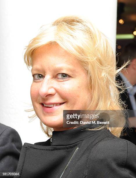 Alison Jackson attends the Macmillan De'Longhi Art Auction at Royal College of Art on September 23, 2013 in London, England.