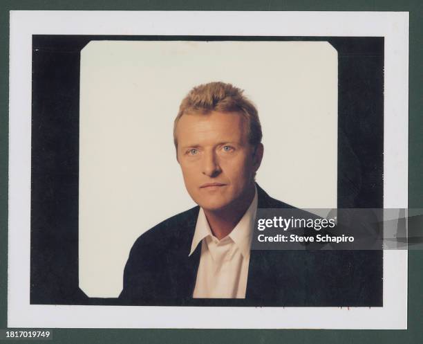 Portrait of Dutch actor Rutger Hauer , Los Angeles, California, 1987.