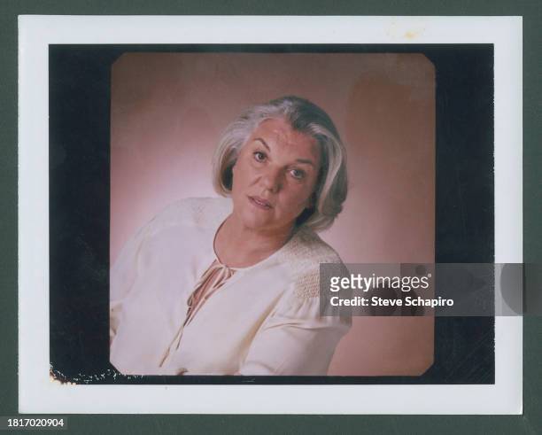 Portrait of American actress Tyne Daly, Los Angeles, California, 1995.