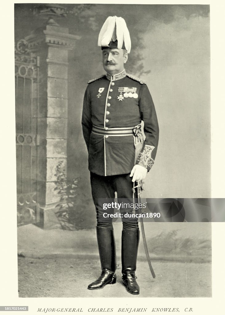 Knowles Brit Majorgeneral Sir Charles Benjamin Knowles A Victorian Era A British ...
