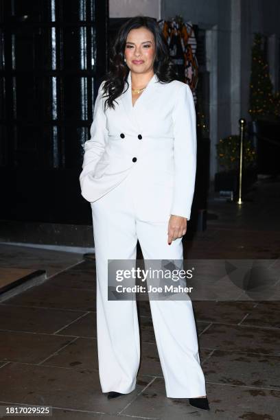 Liz Bonnin attends The Tusk Conservation Awards 2023 at The Savoy Hotel on November 27, 2023 in London, England.