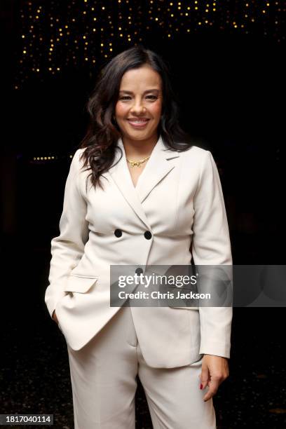 Tusk Awards Host Liz Bonnin attends the 2023 Tusk Conservation Awards at The Savoy Hotel on November 27, 2023 in London, England.