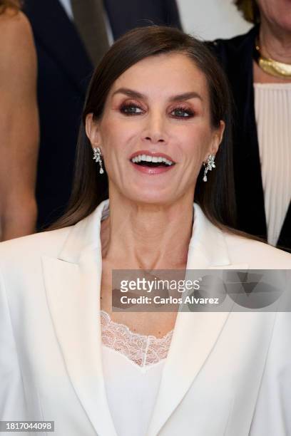 Queen Letizia of Spain attends the 40th "Francisco Cerecedo" Journalism Awards on November 27, 2023 in Madrid, Spain.