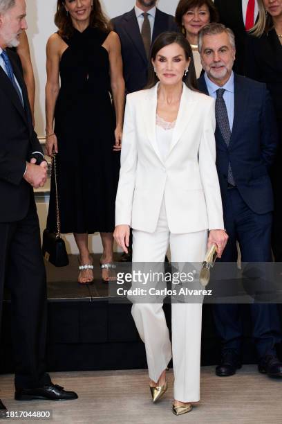 Queen Letizia of Spain attends the 40th "Francisco Cerecedo" Journalism Awards on November 27, 2023 in Madrid, Spain.