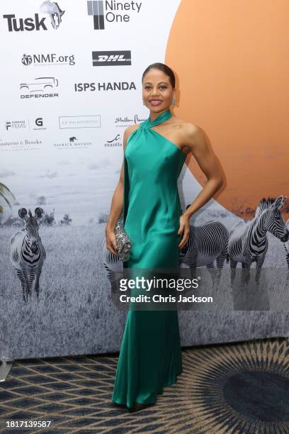 Tusk Ambassador Emma Weymouth attends the 2023 Tusk Conservation Awards at The Savoy Hotel on November 27, 2023 in London, England.