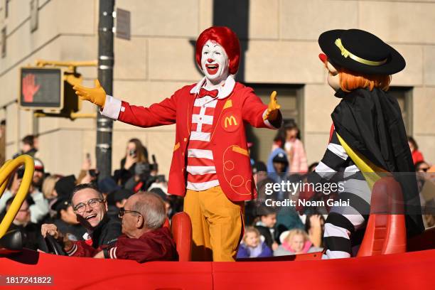 Ronald McDonald attends the 2023 Macy's Thanksgiving Day Parade on November 23, 2023 in New York City.