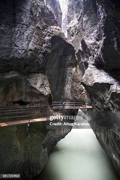 aareschlucht, switzerland - altug karakoc stock pictures, royalty-free photos & images