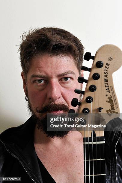 Jim Root of American alternative metal band Stone Sour photographed during a portrait shoot for Total Guitar Magazine/Future via Getty Images,...