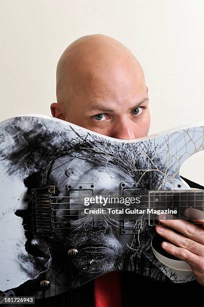 Josh Rand of American alternative metal band Stone Sour photographed during a portrait shoot for Total Guitar Magazine/Future via Getty Images,...