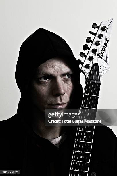 Josh Rand of American alternative metal band Stone Sour photographed during a portrait shoot for Total Guitar Magazine/Future via Getty Images,...