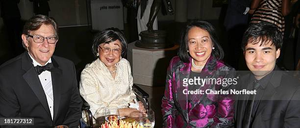 Ken Moore, Jean Lam, Eva Lerner-Lam and Eric Silberger attend 2013 Multicultural Gala: An Evening Of Many Cultures at Metropolitan Museum of Art on...
