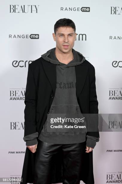 Joey Essex attends The Beauty Awards 2023 at Honourable Artillery Company on November 27, 2023 in London, England.