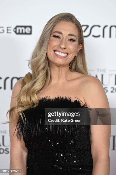 Stacey Solomon attends The Beauty Awards 2023 at Honourable Artillery Company on November 27, 2023 in London, England.