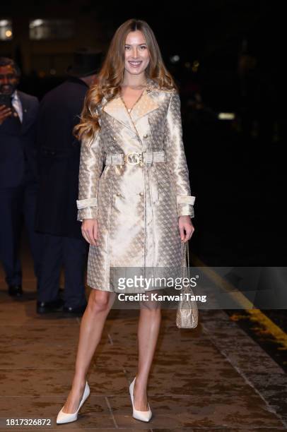Diana Harkusha attends The Tusk Conservation Awards 2023 at The Savoy Hotel on November 27, 2023 in London, England.