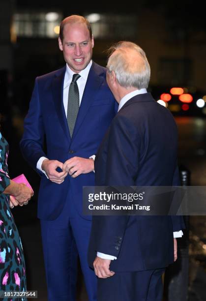 Prince William, Prince of Walesattends The Tusk Conservation Awards 2023 at The Savoy Hotel on November 27, 2023 in London, England.