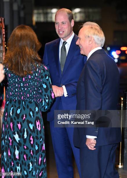Prince William, Prince of Wales attends The Tusk Conservation Awards 2023 at The Savoy Hotel on November 27, 2023 in London, England.