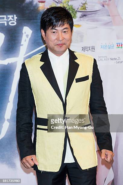 South Korean actor Lee Han-Wie attends SBS Drama "Hot Love" press conference at 63 building on September 23, 2013 in Seoul, South Korea. The drama...