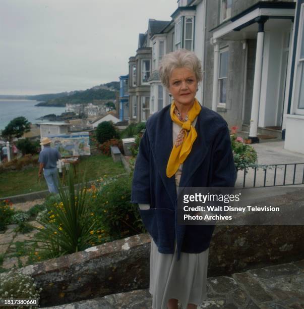 Angela Landsbury promotional photo for the ABC tv movie 'The Shell Seekers'.