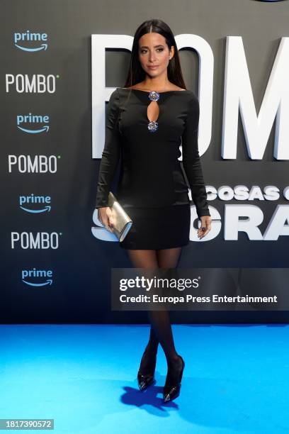 Maria Fernandez-Rubies is seen during the premiere of the Amazon Prime docuseries 'Pombo' on November 27 in Madrid, Spain.