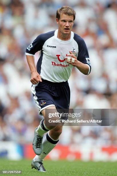 August 20: Teemu Tainio of Tottenham Hotspur running during the Premier League match between Tottenham Hotspur and Middlesbrough at White Hart Lane...