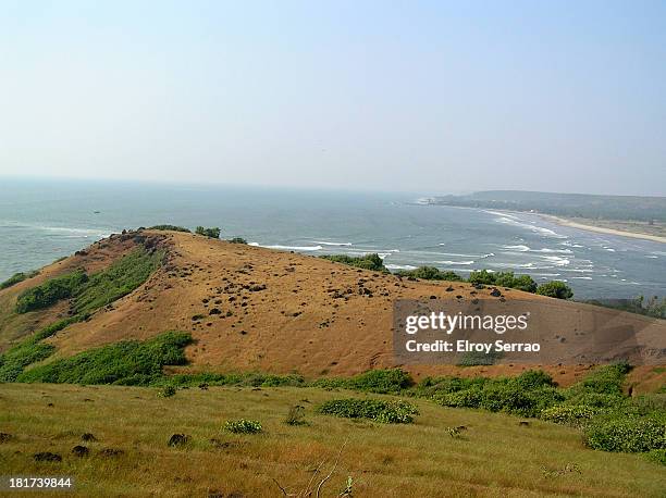 chapora fort - chapora fort stock pictures, royalty-free photos & images